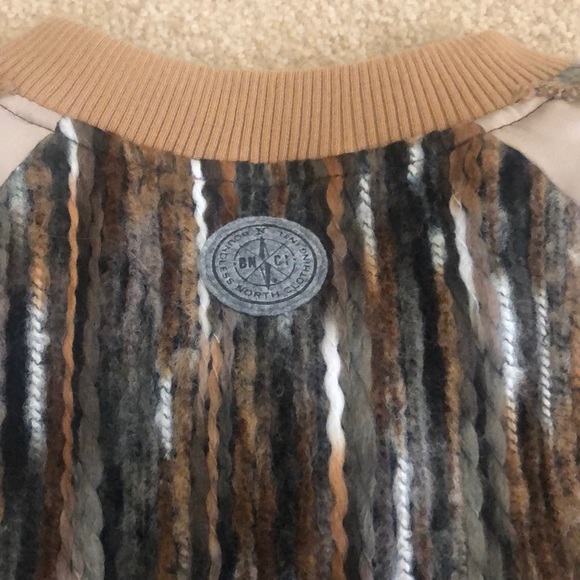 BNCI Sierra Striped Bomber Jacket size S, NWT - Picture 7 of 8